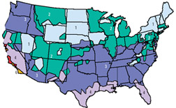 Insulation Zones for R-value